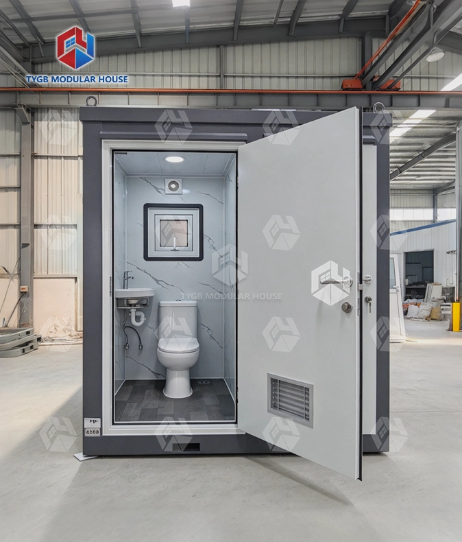 high traffic durable b2b portable restroom units