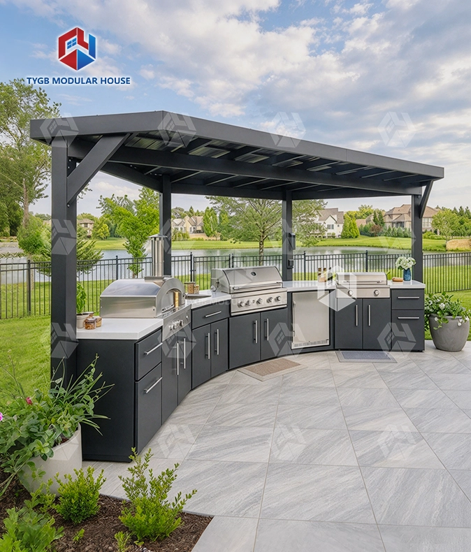 All-in-One Outdoor Kitchen BBQ