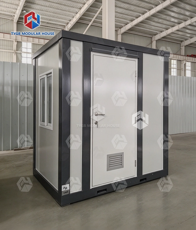 commercial grade dual plumbing modular restroom pod