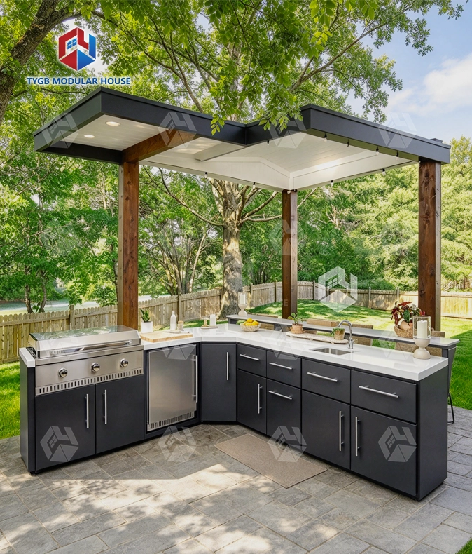 Ready to Use Outdoor Kitchen Island