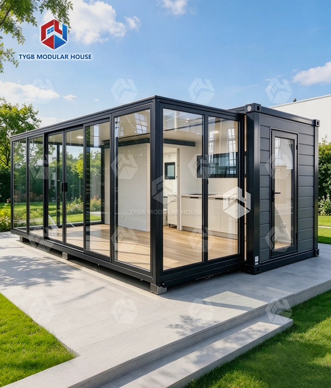 slide out container home