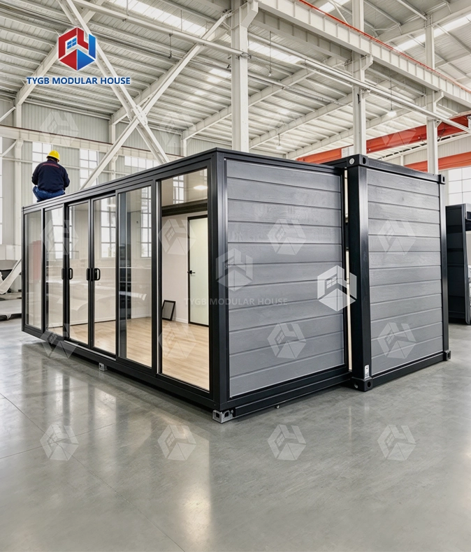 sliding room container