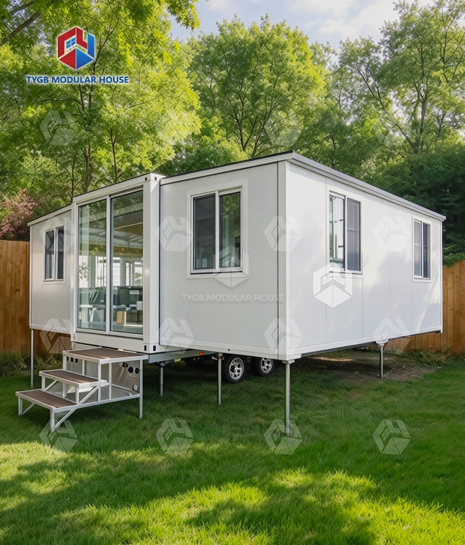 towable container home dual axle