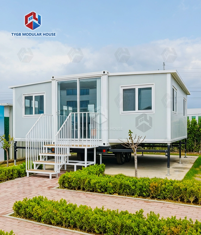2 Axle Expandable Container House with Trailer