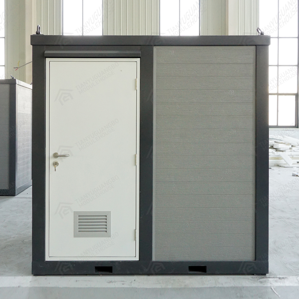 PORTABLE TOILET WITH SHOWER AND CLADDING